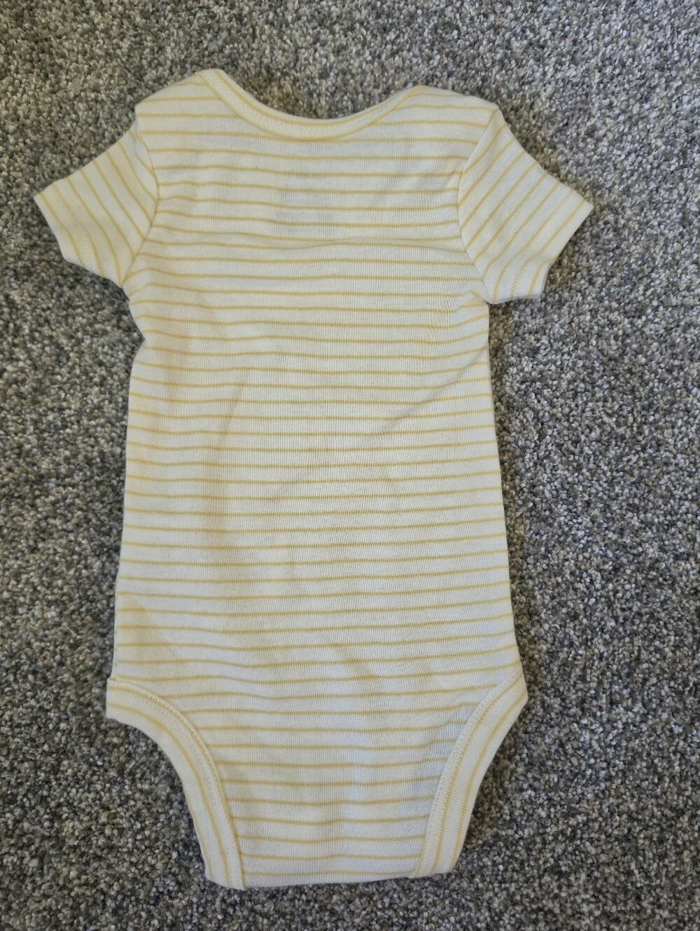 Carter's Cream Hooded Zip Jacket, Striped Bodysuit & Duck Embroidered Pants Set